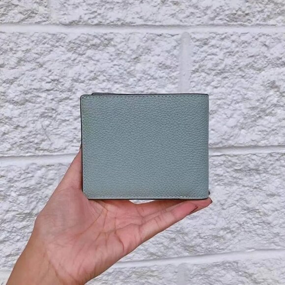 Coach C6698 3 In 1 Wallet In Aqua/Midnight Navy - Picture 3 of 7